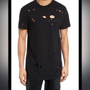 Hudson Jeans Cutout Short Sleeve Tee Shirt